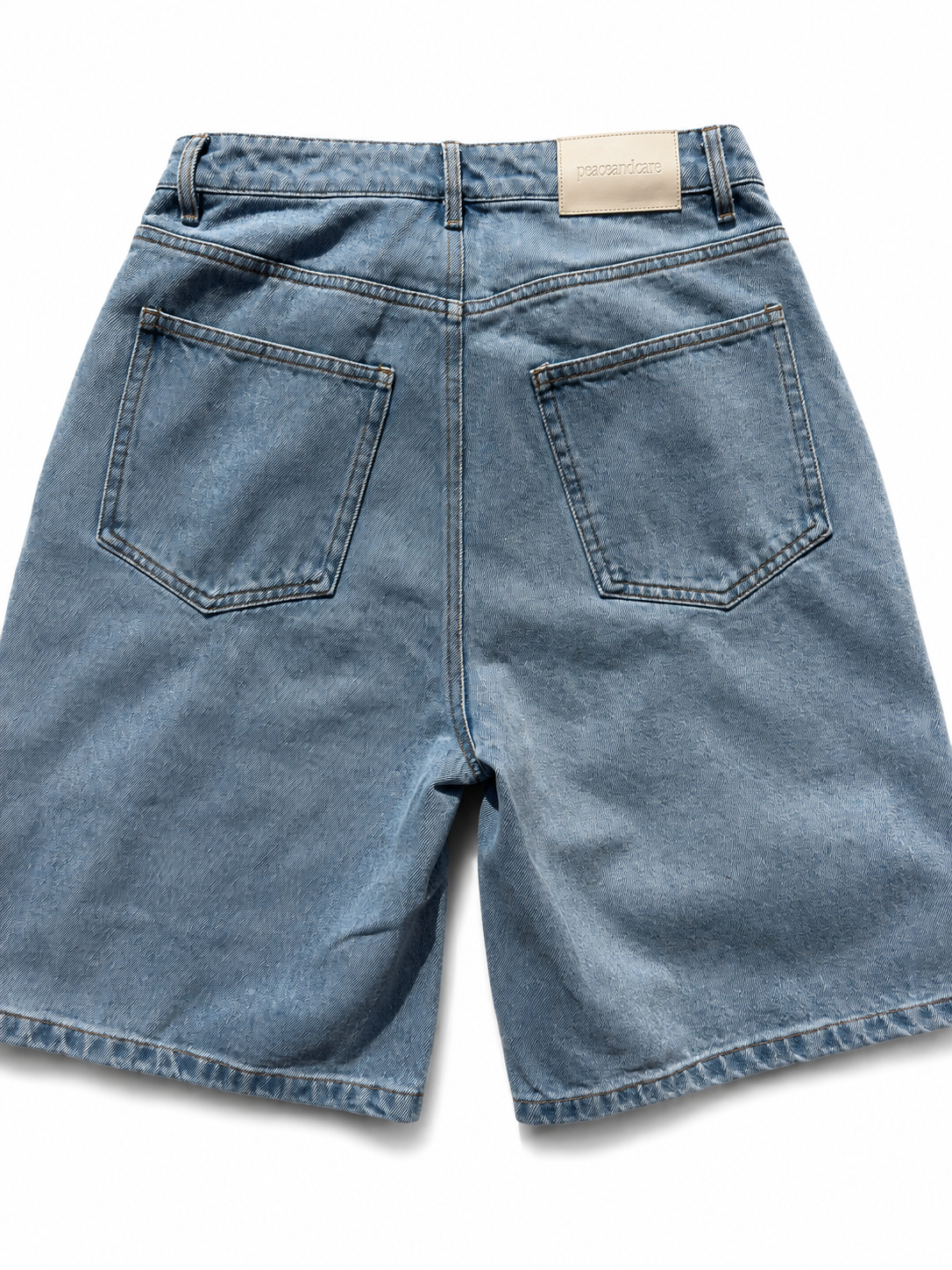 Washed Light Blue Jorts