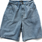 Washed Light Blue Jorts