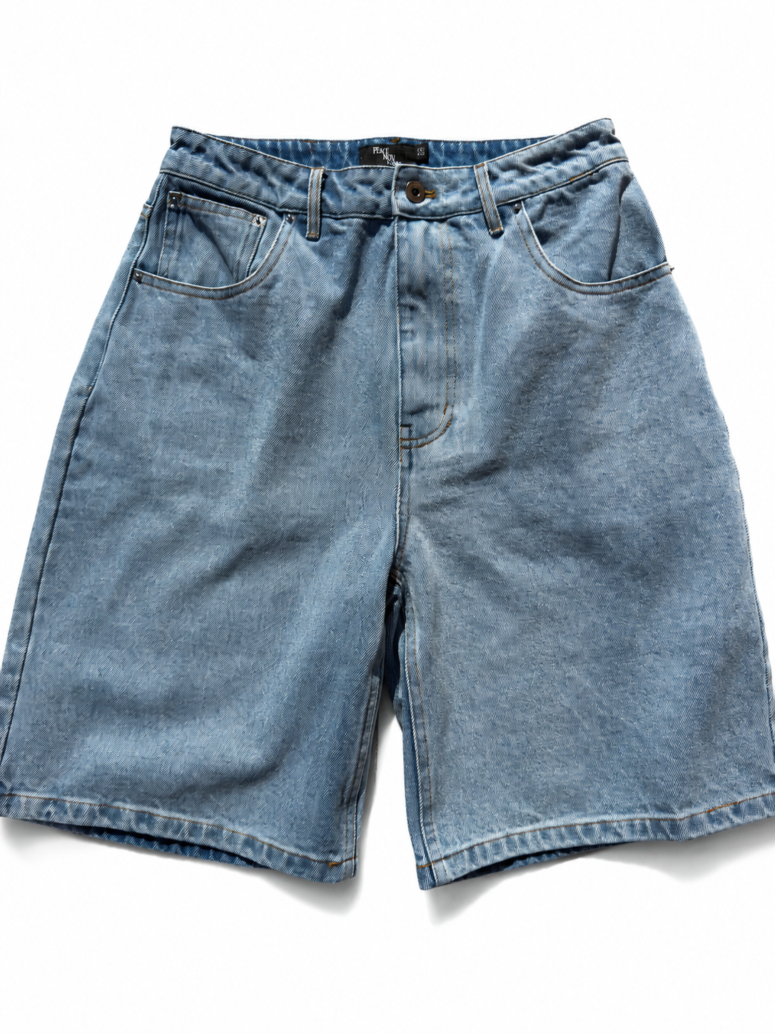 Washed Light Blue Jorts
