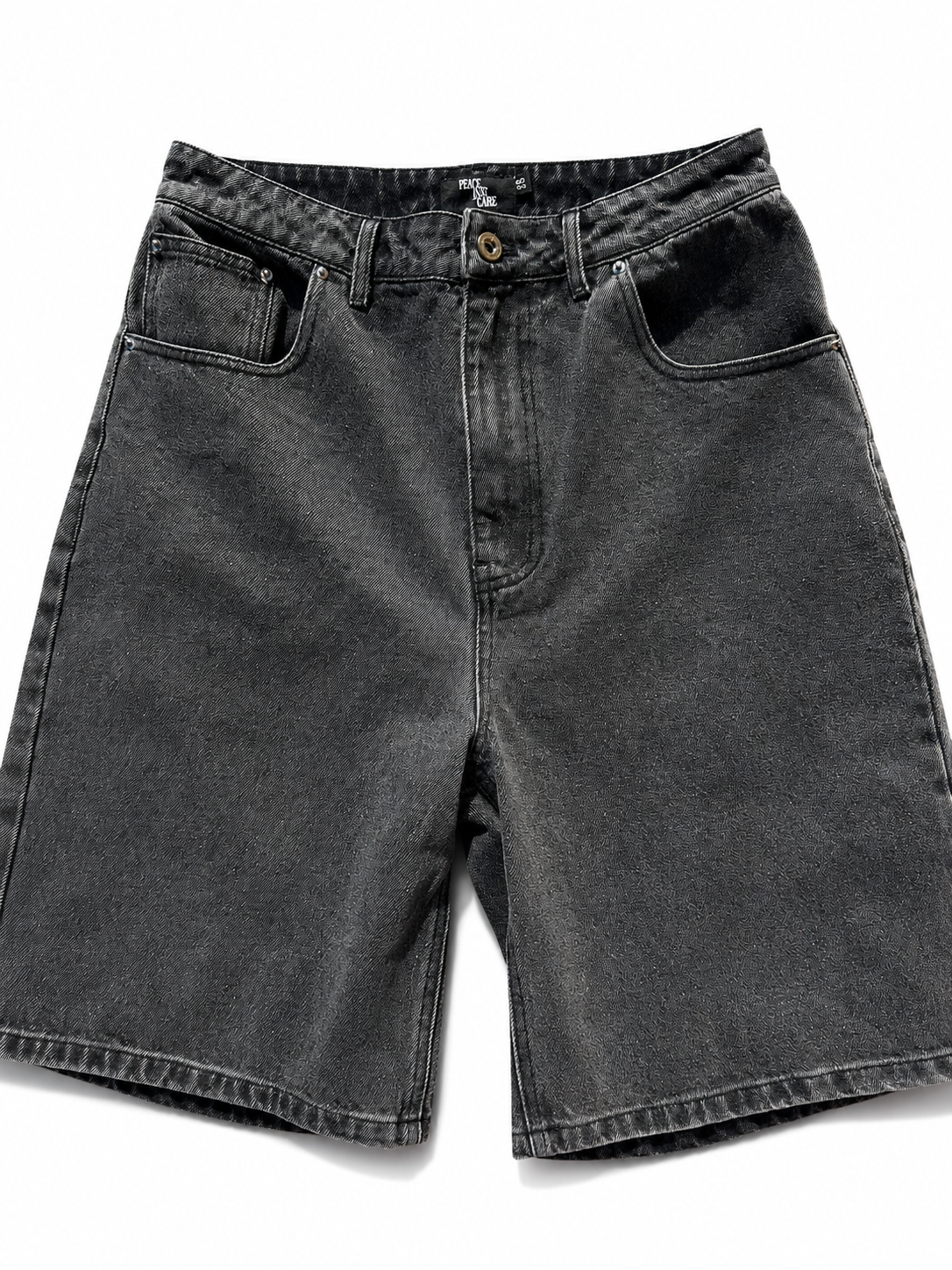 Washed Black Jorts