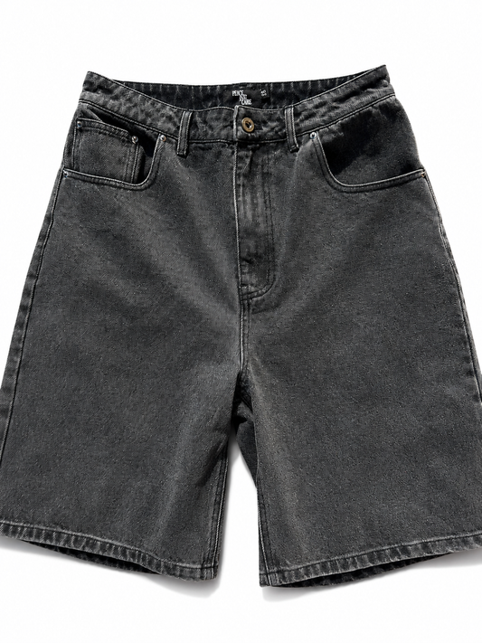 Washed Black Jorts