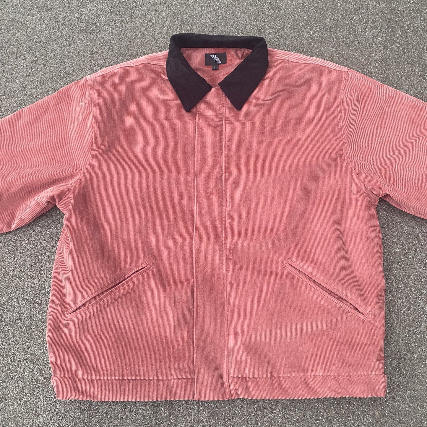 Corduroy Lightweight Work Jacket V2 - 'Dusty Rose'