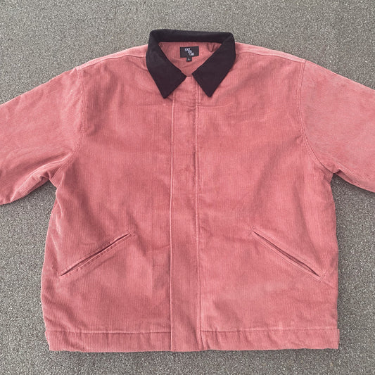 Corduroy Lightweight Work Jacket V2 - 'Dusty Rose'